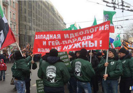 "We don't need Western ideology and gay parades!"