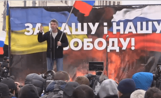 "For your and our freedom"