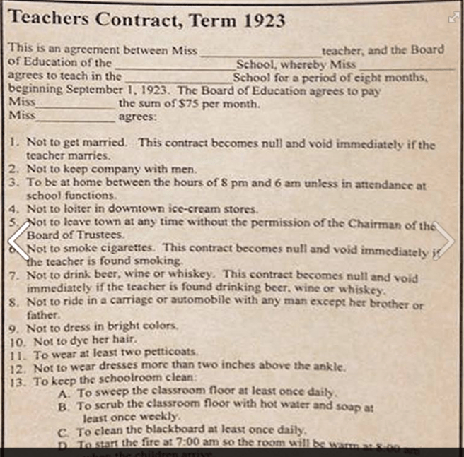 teacher contract